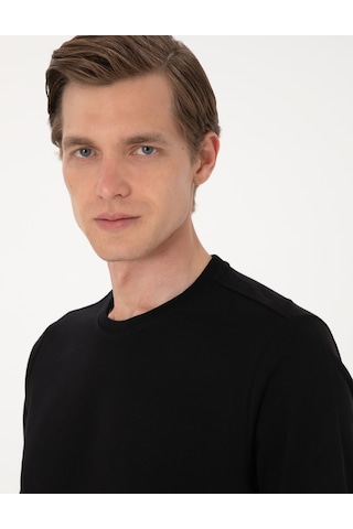 Pierre Cardin Erkek Siyah Sweatshirt 50314054-vr046 Siyah