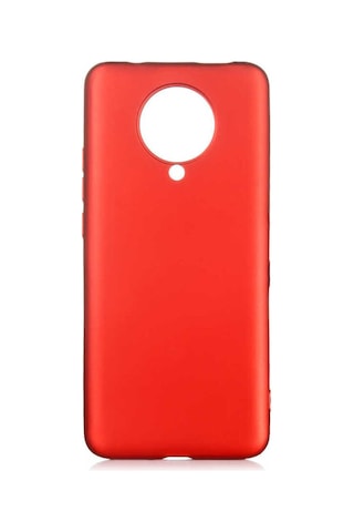 Xiaomi Redmi K30 Pro Kılıf Zore Premier Silikon Kapak Kırmızı