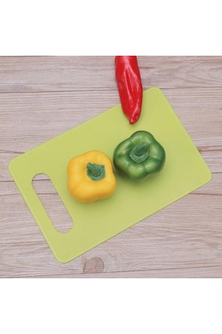 Mavi Mutfak Doğrama Kaymaz Kesme Bloğu Düz Renk Pişirme Plaka Tahtası Aracı