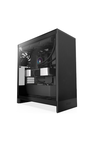 Nzxt H7 Flow 2024 CM-H72FB-01 Temperli Cam USB 3.2 ATX Mid Tower Kasa Siyah