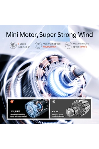 Jisulife Life 9 3600 mAh Handheld Fan