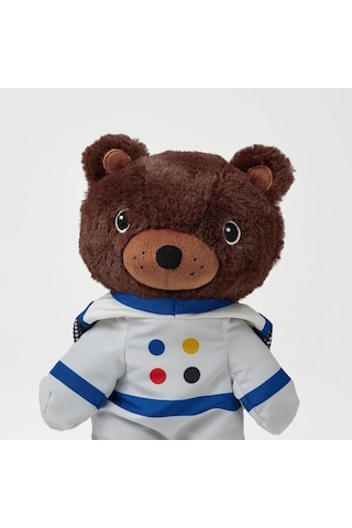 Ikea Aftonsparv Peluş Oyuncak 28 Cm Beyaz - Kahverengi - Mavi
