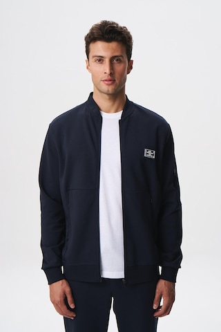AR-MA Arma Erkek Slim Fit Scuba Su Geçirmeyen Kumaş Basic Kol Cepli Tam Fermuar Kolej Yaka Sweatshirt K28324988301 c Çok Renkli