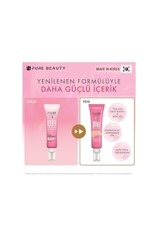 Pure Beauty Bb Krem Spf50 Pa++++ Natural 30 Ml 0