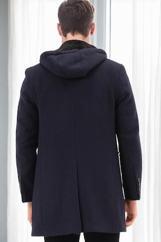 Plt9371 Dewberry Erkek Palto-diagonal Lacivert Diagonal Lacivert