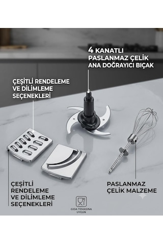 Sunny Merlin SN5BLD35 1500 W Multi Blender Set