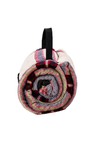 Peluş Polar Kamp Battaniyesi - Mavi Ekose - Acil Durum Battaniye - Argeus Camp Çok Renkli