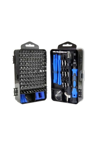 Pazly Tornavida Seti Suntek Onarım Mavi Kiti Cep Alet 138 1 Adet