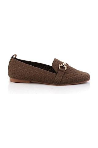 Bambi Kahve Kadın Loafer Ayakkabı K01327020182 Kahve