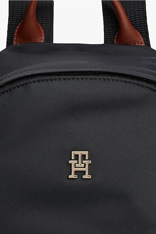 Kadın Popette Dome Monogram Plakalı Sırt Çantası - Siyah-11534 Black