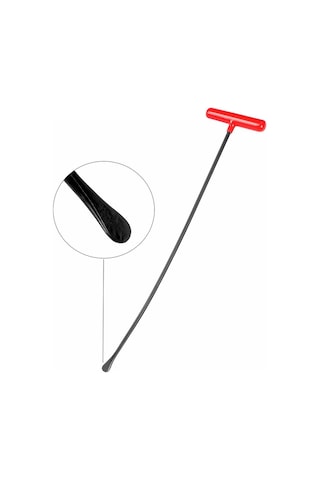 60 Cm 8 Mm Çap Levye Uçlu Kobra Boyasız Göçük Düzeltme Çubuğu, Pdr Çubuk - S13-01