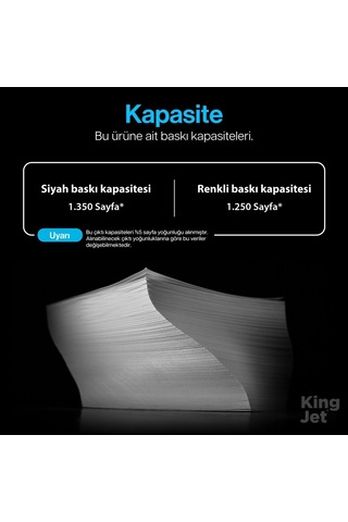 Kingjet Canon Uyumlu Mf655cdw Standart Kapasiteli 4 Renk Takım