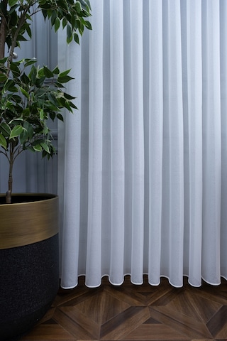 Sable Keten Armür Dokuma Tül Perde / Ölçünüze Özel Dikim