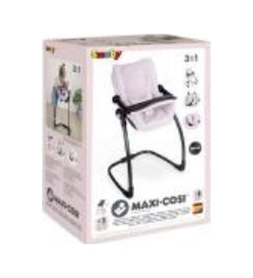 Smoby Maxi-cosi Oyuncak Bebek Mama Sandalyesi Puset Ve Salıncak - Pembe 240242