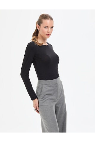 Pierre Cardin Kadın Siyah Bluz Örme 50317061-vr046 Siyah