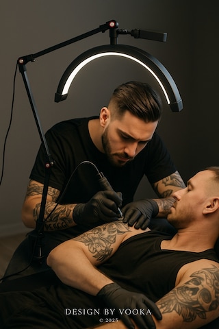 Ring Light 56 Cm Led Güzellik & Selfie Işığı, Metal Kelepçeli Masaya Montaj, 3000 6500k, Tutuculu