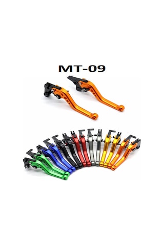 Yamaha Mt09 Manet Sağ-sol Kısa Spor Cnc Sarı