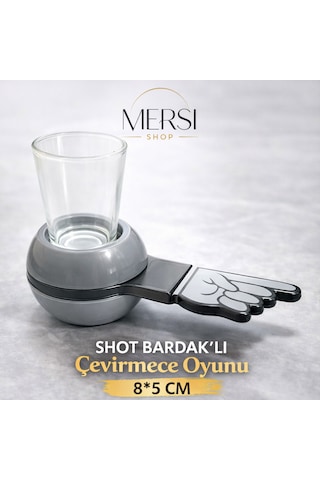 Shot Bardaklı Çevirmece Oyunu Parti İçki Oyunu Shot Bardağı Eğlenceli Masa Oyunu