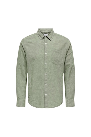 Onscaıden Lıfe Reg Ls 1 Pkt Shırt Noos Yeşil Cok Renklı