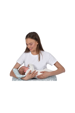 Sevi Bebe Emzirme Yastığı Yaprak Desen