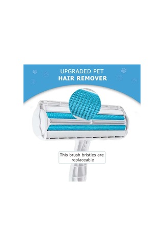 Evcil Hayvan Tüy Çıkarıcı Rulo - Kendi Kendini Temizleyen Tabanlı Köpek Ve Kedi Kürk Sökücü - Verimli Hayvan Tüy Alma Aracı - Mobilyalar İçin Mükemmel Mor