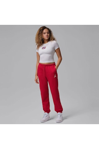 Nike Jordan Jumpman Fleece Kadın Eşofman Altı Ir0344-687 Kırmızı