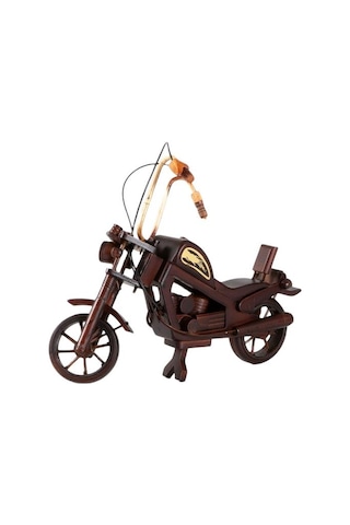 Dekoratif Ahşap Harley Davidson Motosiklet 33 cm