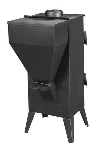 Geniş Camlı Pelet Şömine Sobası - 6 Kw, Fırınlı, Ayarlanabilir Isı Teknolojisi. Sm30