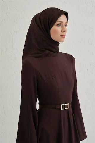 Armine Floş Pamuk Eşarp 1 - 95 X 95 / Kahverengi - 11 Kahverengi - 11