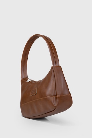 Housebags Kadın Kahverengi Baguette Çanta 197 Kahverengi Nova