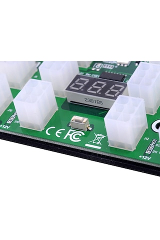 12PIN ATX 6 PIN Breakout Board Adaptörü Güç Kaynağı