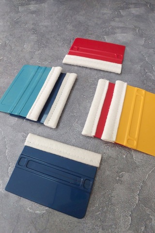 Keçeli Ragle 12 Adet Folyo & Cam Filmi Yapıştırma Aparatı