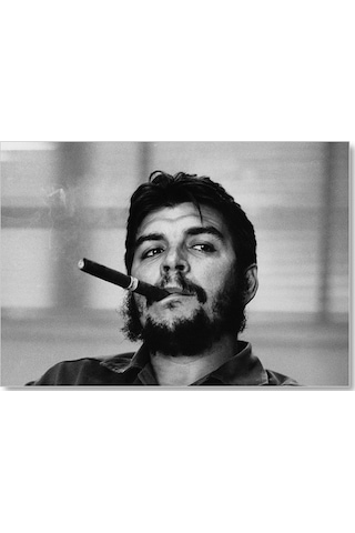 Cakasepetim Che Guevara Ve Purosu Sb Ahşap Mdf Tablo