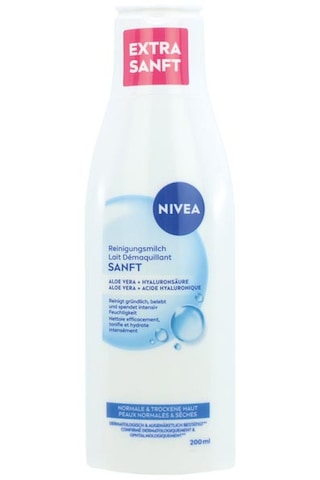 Nivea Aloe Vera Ve Hyaluronik Asitli Yüz Temizleme Sütü 200 Ml Normal Ve Kuru Ciltler İçin