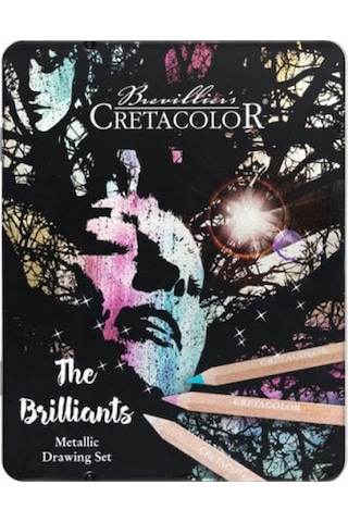 Cretacolor Mega Color 12 Renk Metalik Set 290 98