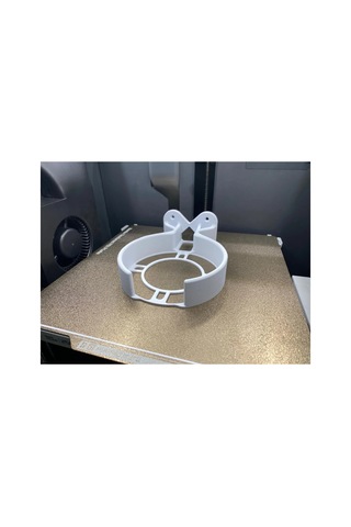 Alvera Silindirik Mesh Router Duvar Standı Beyaz Havalandırma Delikli Modem Duvar Askısı 110 Mm