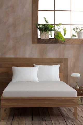 Elart Ranfors Pamuk Fitted Tek Kişilik Çarşaf 100X200Cm Ekru Ekru-Tek Kişilik Elart Ranfors Pamuk Fitted Tek Kişilik Çarşaf 100X200Cm Ekru Ekru-Tek Kişilik