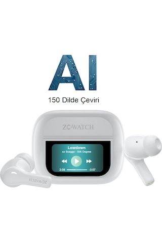 Zcwatch E0325 Pro AI Bluetooth 5.4 Dokunmatik Ekranlı Kulak İçi Kulaklık