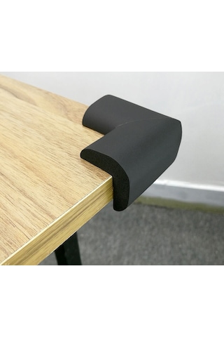 Evokids Kauçuk Köşe Koruyucu Siyah 4'lü Çok Renkli