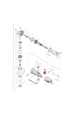 Makita GA4530 Şalter Tetik Switch Ürün Kodu 651947-7
