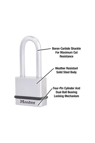 Master Lock M530xkadlhccsen Asma Kilit Kaplamalı Askı Ve 5,1 Cm Ü