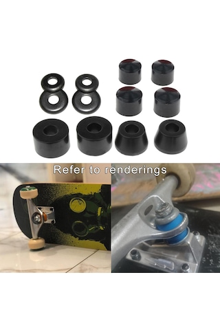 Homyl Kaykay Burcu Yedek Bardak Yıkayıcılar Longboard Siyah Siyah Çok Renkli