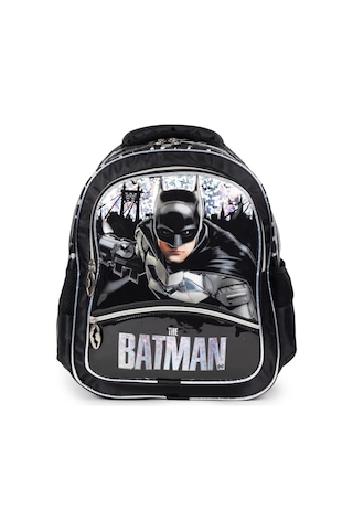 Necati Çanta Batman Figürlü Lisanslı İlkokul Sırt Çantası Siyah