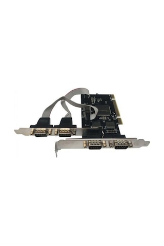 Pci 4 Port Com Kart 4 Port 9 Pin Pcı Splitter Seri Com Kart