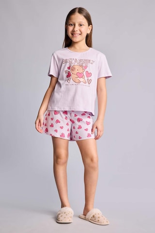 Defacto Regular Fıt 2li Pijama Takımı Kız Çocuk H8359a826smpn256 Pembe-pn256