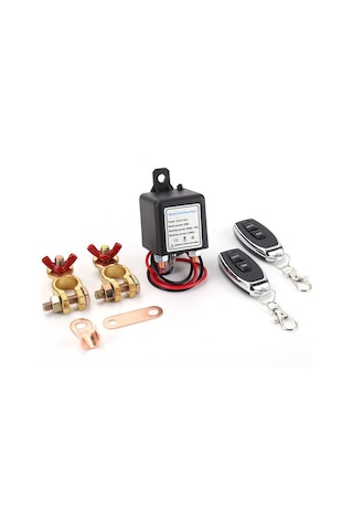 Mufunye 12v 200a Araba Akü Boşaltma Engeli Röle, Uzaktan Kumanda Kapatma Anahtarı, 360a Başlangıç Akımı, Dayanıklı Bakır İletkenler Çok Renkli