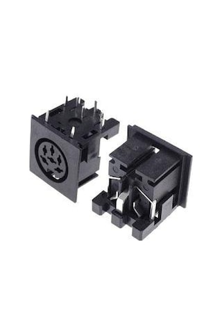 6 Pin Dişi DIN Konnektör - Panel Tipi