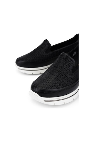 Tamer Tanca Hakiki Deri Kadın Siyah Sneakers & Spor Ayakkabı 298 3200 Bn Ayk Y26 Syh/syh Bsk