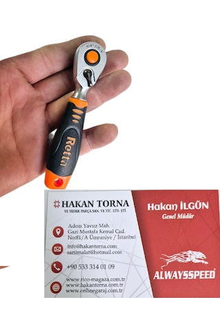 Retta 1/4 Mini Lokma Cırcır Kolu 100mm