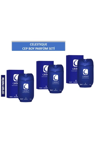 Orjinal Cep Boy Parfüm Eau For Men 50ml X3 Adet Fresh